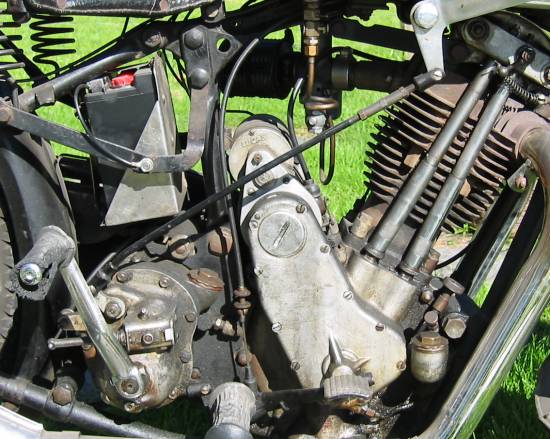 Motor höger BSA M35-11 Sloper ohv 600 1935